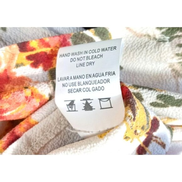 Love-J Long Sleeve Blouse Long sleeves, off the shoulder, ivory, multi color Sma - Picture 16 of 16